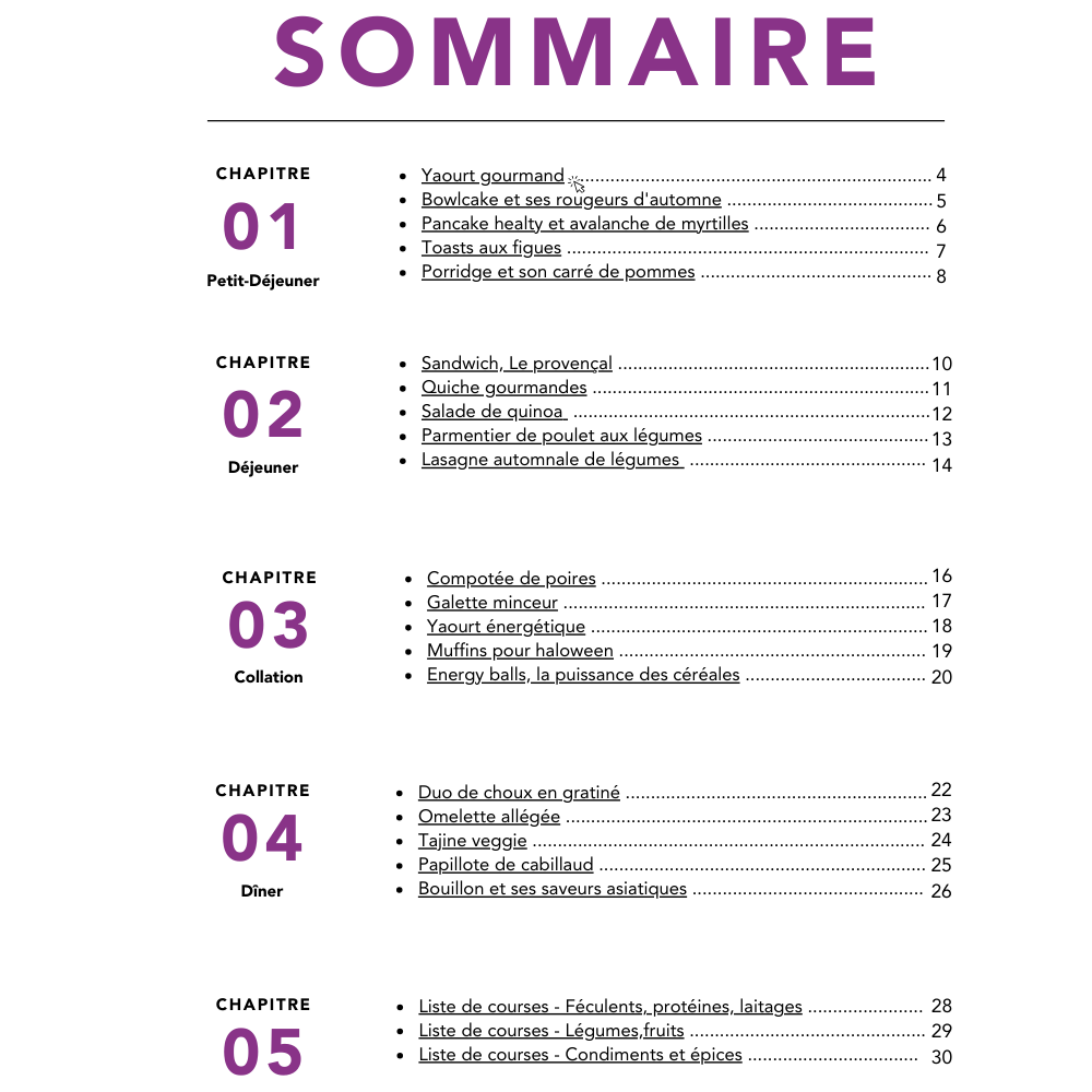 eBook - 20 Recettes gourmandes et peu caloriques